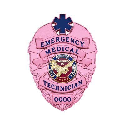 Pink Breast Cancer Awareness Badge Model S623E
