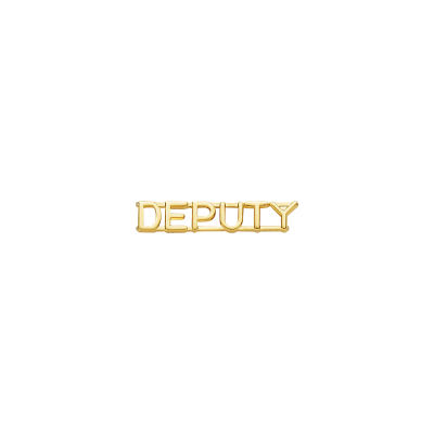 W52-Deputy Collar Letters (Pair)