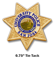 SJSU Tie Tack in Gold