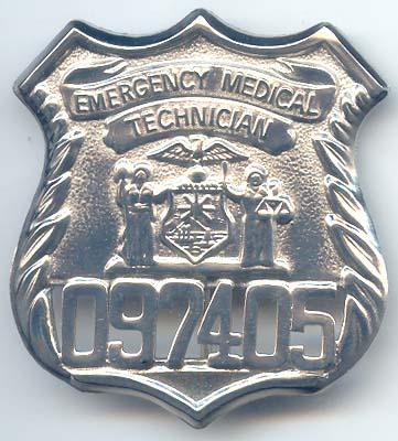 New York State EMT Badge Model NYSEMT