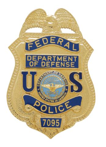 Federal Department of Defense Police Badge