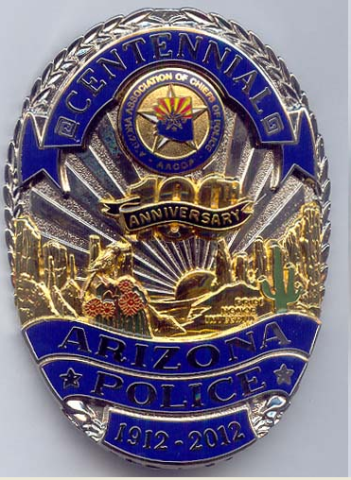 Arizona Police Centennial Badge