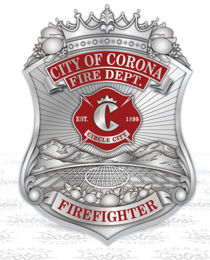 Corona Fire Inspector I Badge