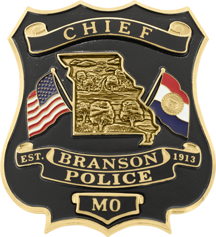 Branson Police Department Custom Badge