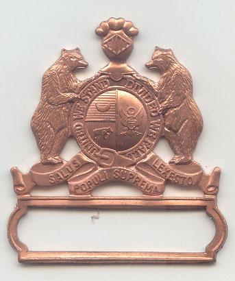 St. Louis Metro Police Hat Badge