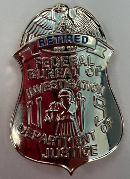 Retired FBI Badge