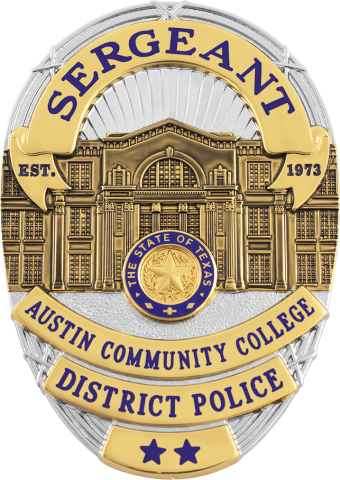 Austin Community College 3.375" Badge