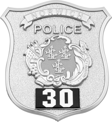 Norwich Police Flexible Badge - Officer