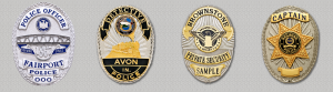 image of a collection of badges