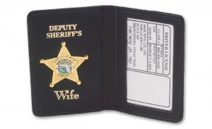 DK-200DL Shown with Deputy Sheriff's Wife imprint and badge.