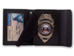 Recessed Badge & ID Case w/ Velcro Closure