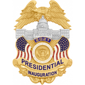 2021 Presidential Inauguration Collectible badge by Smith & Warren