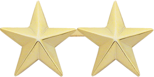 Double Star Collar Brass, 0.97", Gold Finish Model C517S_2G