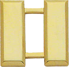 Small Captain Bars Collar Insignia