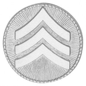 Sergeant Chevrons Disc