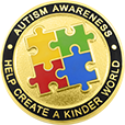 C1010M Autism Awareness Pin