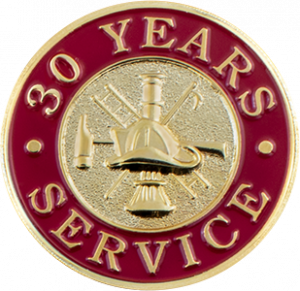 Firefighter Service Pin