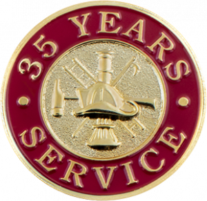 Firefighter Service Pin