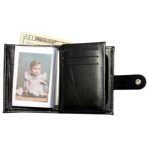 Product Image 1 for custom badge wallet product Hidden Badge Wallet w/ Money Pocket with Buckle