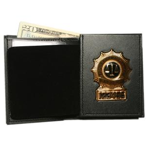 Product Image 1 for custom badge wallet product Bi-fold Badge Wallet with Flip out 