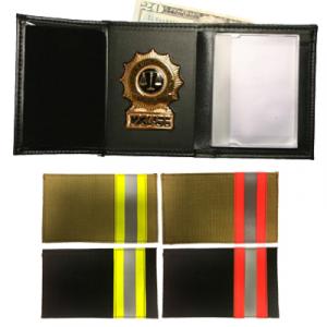 Product Image 1 for custom badge wallet product Recessed Bunker Badge Wallet w/ Single ID Window