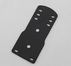 New York City Police-Style-Leather Backer holds Shield/Nameplate/5-Citation Bars 