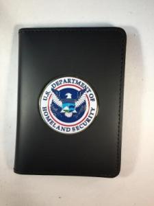 DHS Medallion ID Case holds 2 large IDs 3 x 5.