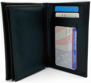 Double Federal ID Wallet With 6 CC Slots