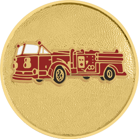Enameled Fire Engine