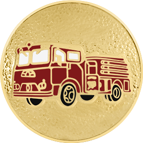 Enameled Fire Engine