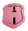 Belt Clip Holder in Pink Leather